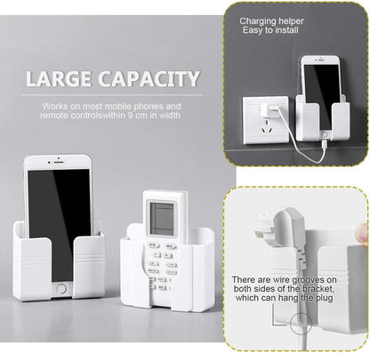 Holder Wall Mounted Mobile Phone Charging Organizer Storage Box Stand Rack Lot