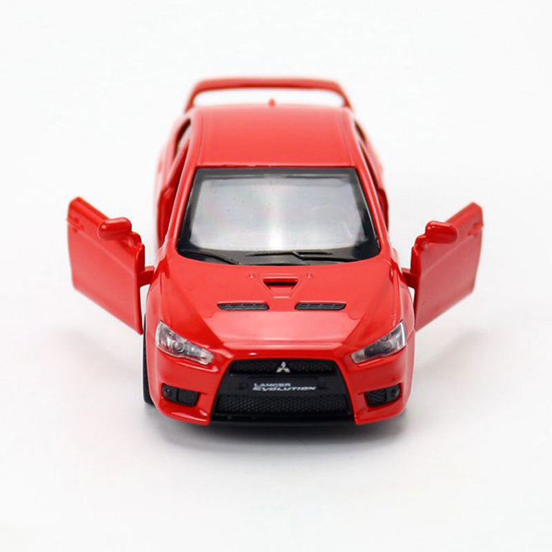 1/41 Scale Mitsubishi Lancer Evolution X Model Car Metal Diecast Toy Cars Red