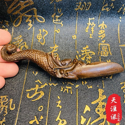 Bronze Dragon Tea Shovel Tea Spoon Pendant Tea Shovel