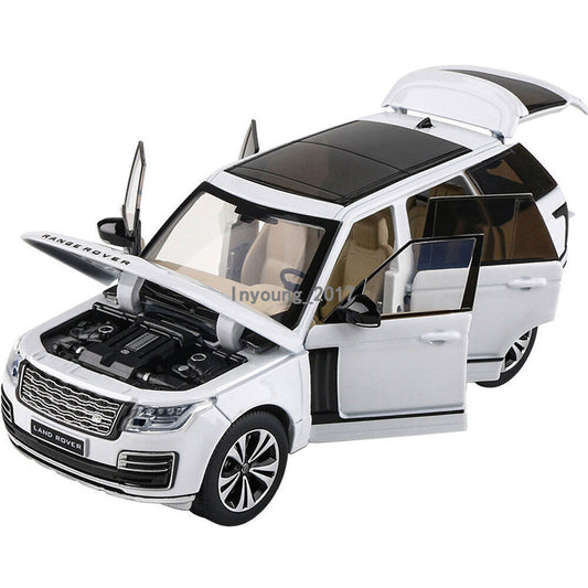 1/32 Land Rover Range Rover Model Car Diecast Toy Cars Boys Toys Kids Gift White