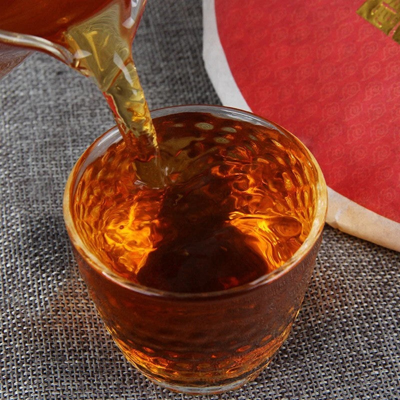 Yunnan Black Tea Dian Hong Old Tree Dianhong Feng Qing Red Black Tea Cake 357g