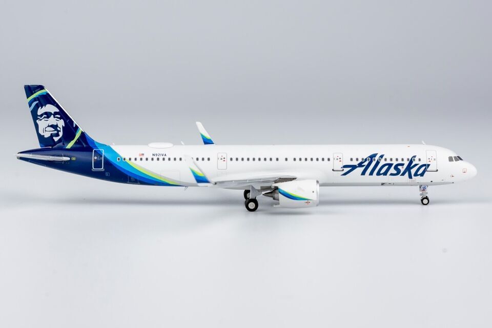 1:400 NG Model Alaska AIRBUS A321neo Passenger Airplane Diecast Aircraft Model