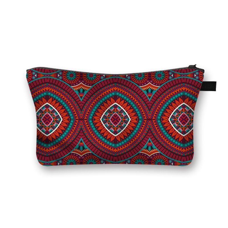 Print Cosmetic Bag Makeup Purse Cosmetic Case Lipstick Storage Bags Traveling