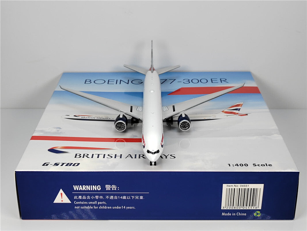 1:400 Phoenix BRITISH AIRWAYS BOEING B777-300ER Airplane Diecast Aircraft Model