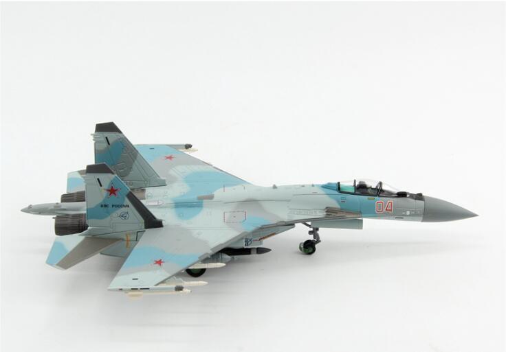 HOT-BLOODED Russia SU-35 Super Flanker 1/100 diecast plane model aircraft