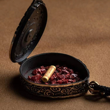 Old Jiugong Bagua Gawu Box Pendant Necklace Decoration Pendant Pendant necklace