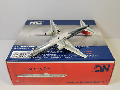 NG Models NORTHWEST FOR BOEING B757-200 N504US 1:400 Aircraft Pre-built Model