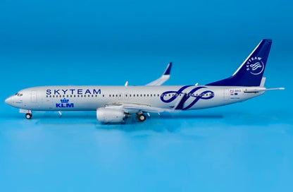 1:400 JC Wings KLM SKYTEAM BOEING 737-900 Passenger Plane Diecast Aircraft Model