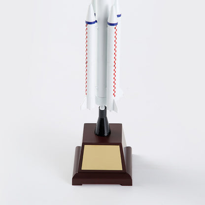 1/200 CZ-7 Long March 7 Rocket Model Simulation Alloy Spacecraft Scene Display b