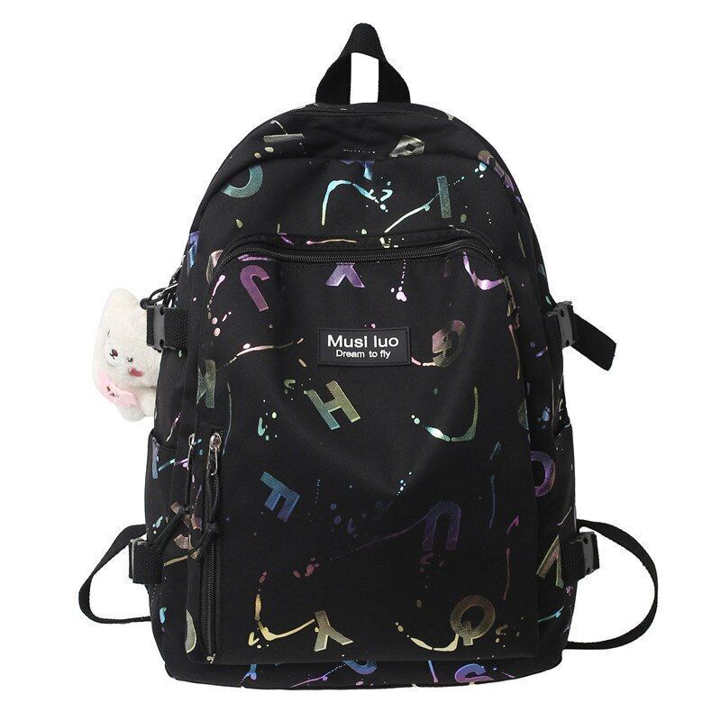 Cute Pink Backpacks Cool School Bag Travel Book Laptop Student Bags 30*13*42 CM