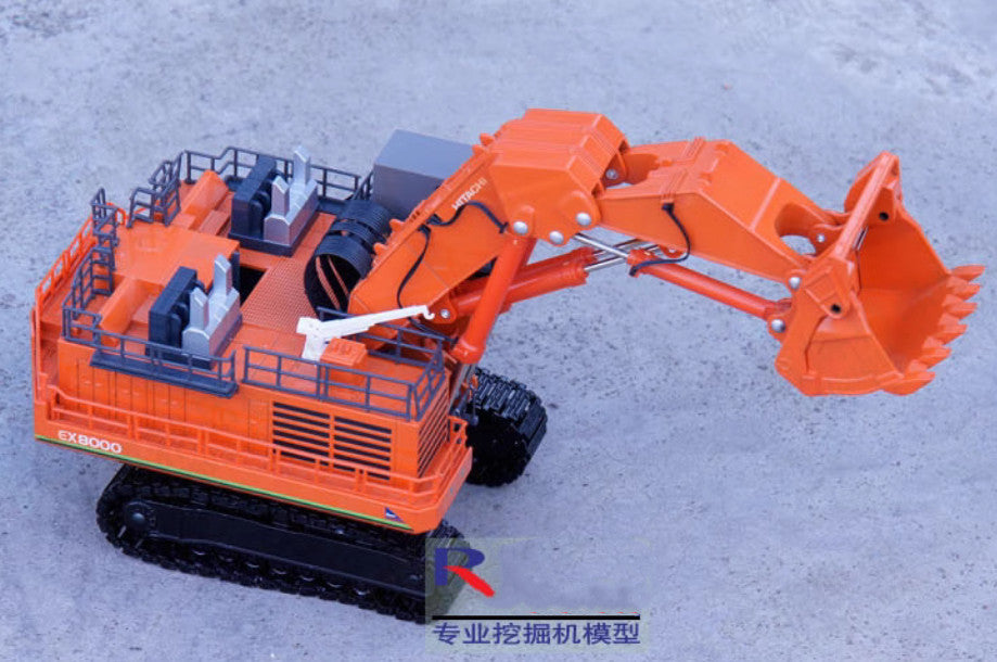1:87 EX8000 Excavator Contruct Machine Equipment Diecast Metal Model Collection