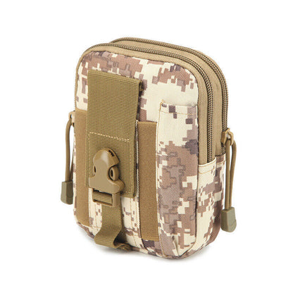 Men Tactical Pouch Belt Waist Pack Bag Pack Running Pouch Travel Camping Bag