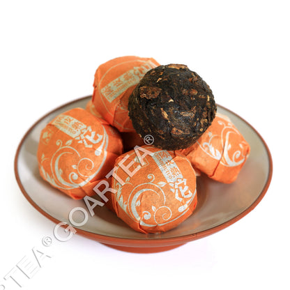 GOARTEA 2015 Orange Peel Citrus Mini Ripe Cake Puerh Tea Pu'er Puer Pu-erh Tea-