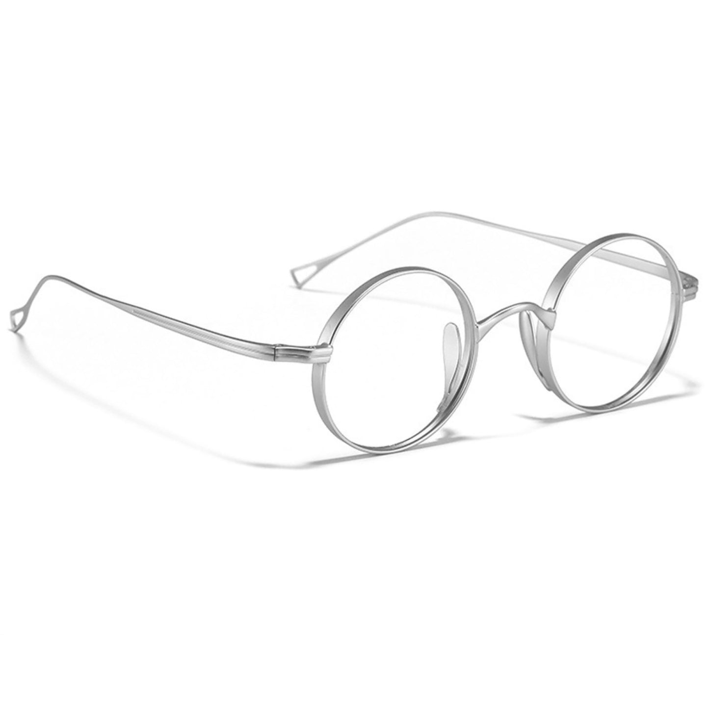 45mm Retro Round Eyeglass Frames Titanium Glasses Men Women Lightweight Fashion