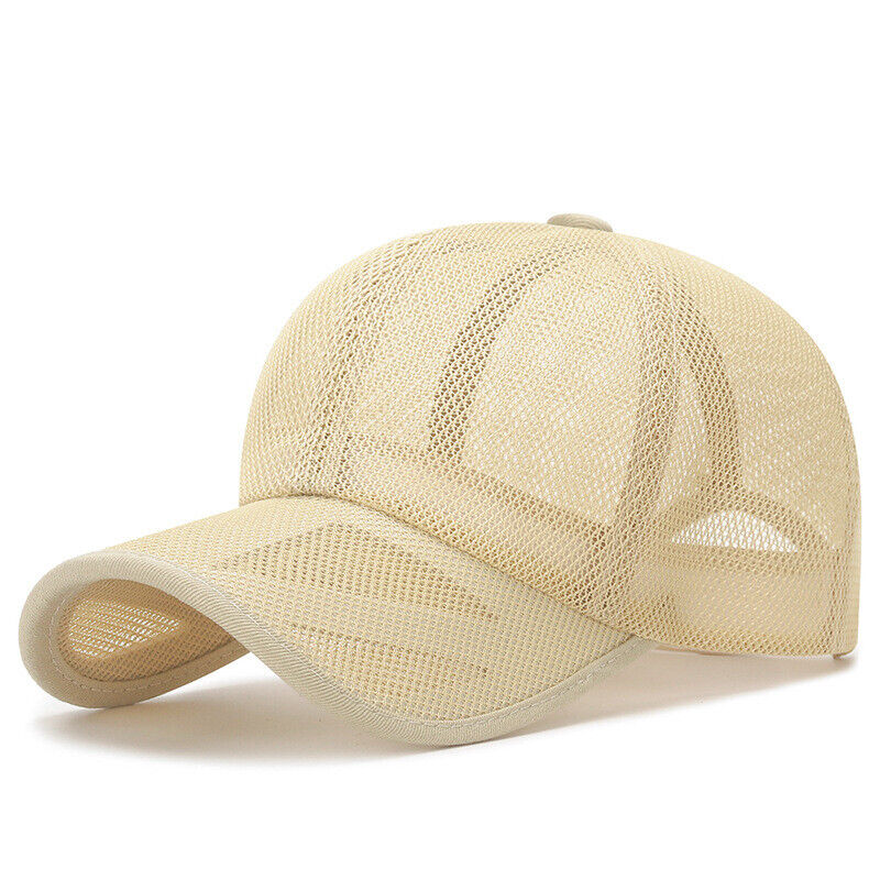 Mesh Cap Quick Dry Sun Hat Casual Breathable Baseball Cap Adjustable Soft