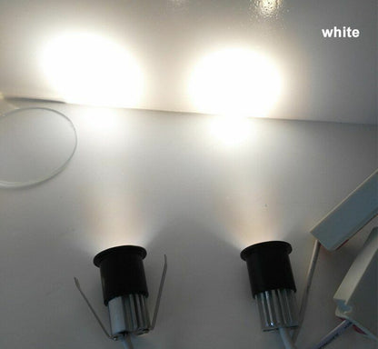 Mini LED Cabinet Light 3W 6W COB Downlight AC85V-265V Spot Lamp White Warm 28mm