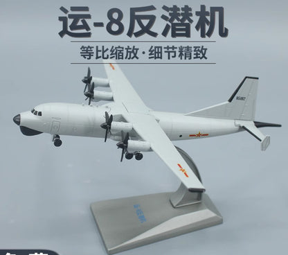 1:200 AVIC China Y-8 Anti Submarine Patrol Aircraft Diecast Scout Plane Model