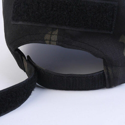 Tactical Hat Camouflage Sunscreen Outdoor Sport Hunting Camping Hiking Cap Brown