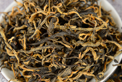 500g Yunnan Fengqing Dian Hong Tea One Bud Curved Strips Kung Fu Black Tea