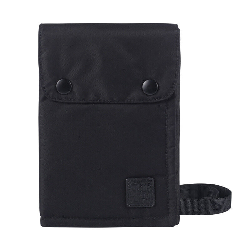 Travel Neck Hanging Passport Bag Pouch Wallet with RFID Blocking Card Holder