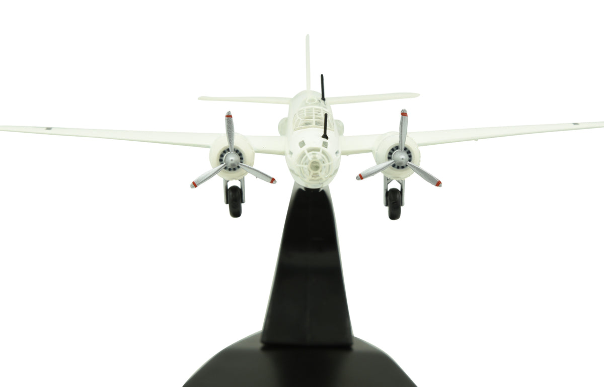 ATLAS 1:144 Mitsubishi G4M Metal Attack Plane Model WWII Japanese Navy White