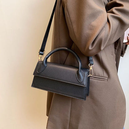 Women handbag Leather Small Clutch Bag Luxury Crossbody Shoulder Purse 21*10*7CM