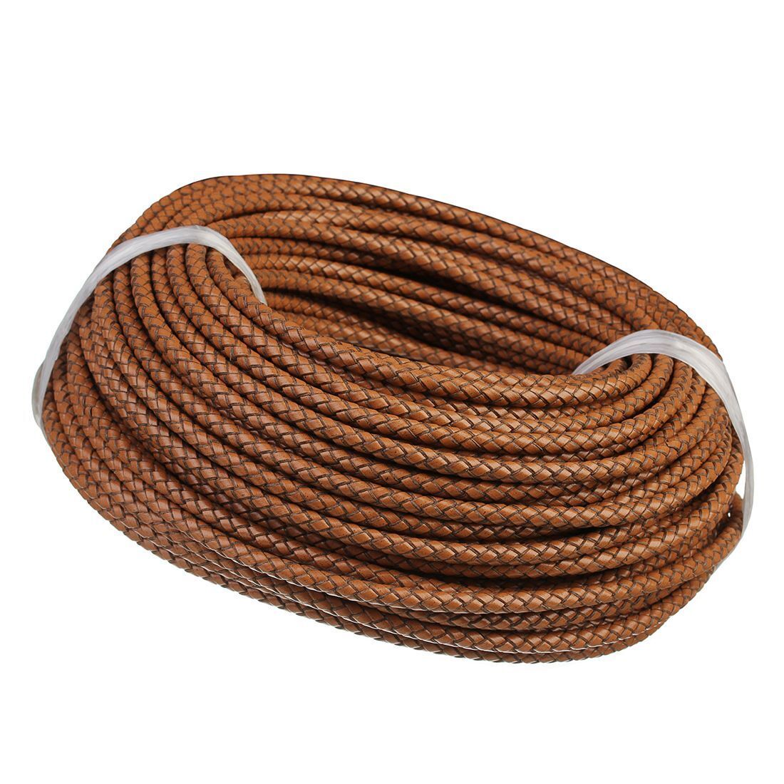 Bolo Tie Leather Rope 4mm DIY Hand-Woven Bracelet Necklace Material 10 Meter Set