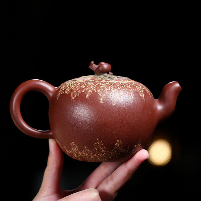 Tea Pot 400ml Original Ore Real Yixing Zisha Red Jiangpo Clay Pot Handmade China