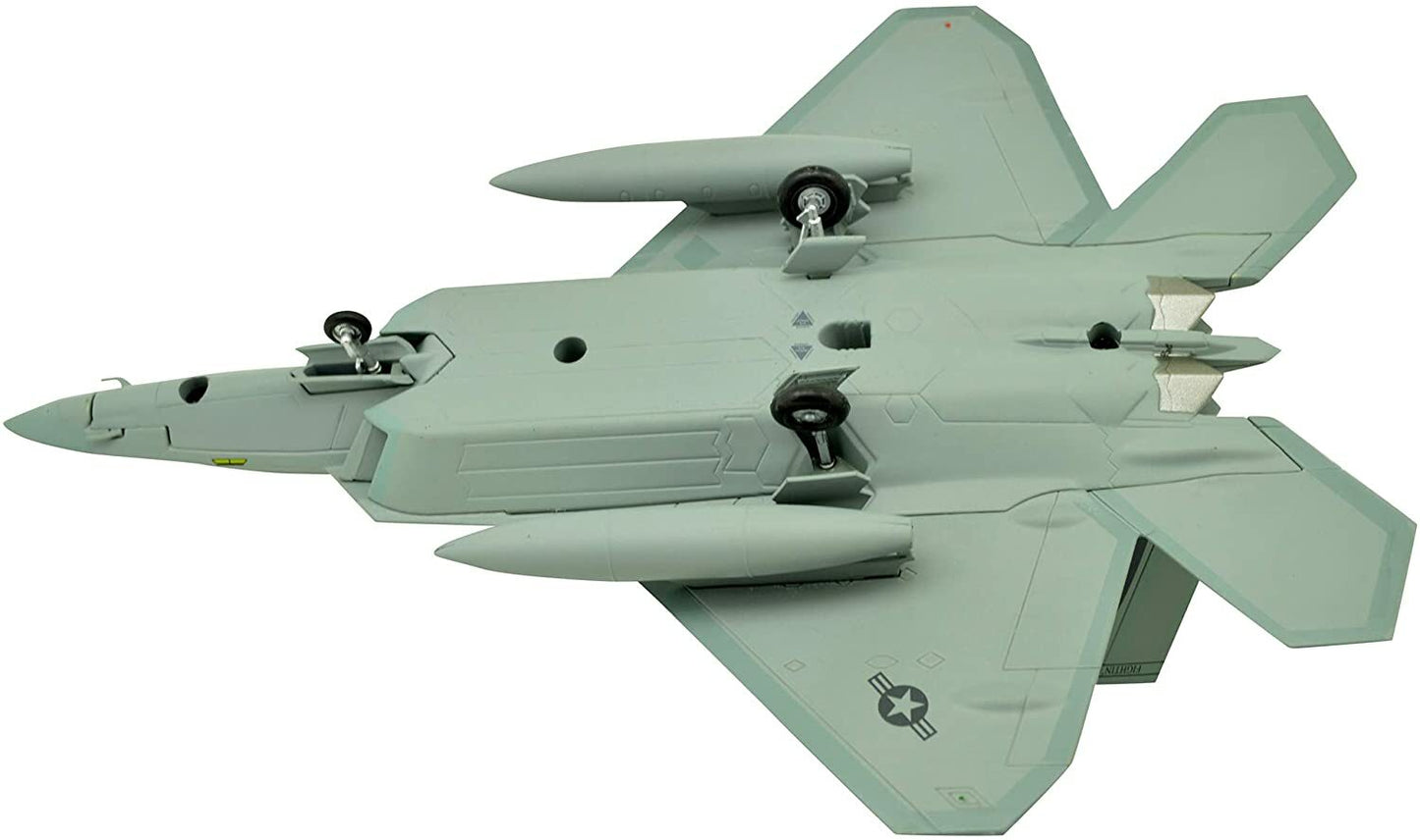 1:100 F-22 Raptor Fighter Attack Metal Military Airplane Model,US Air Force 2005