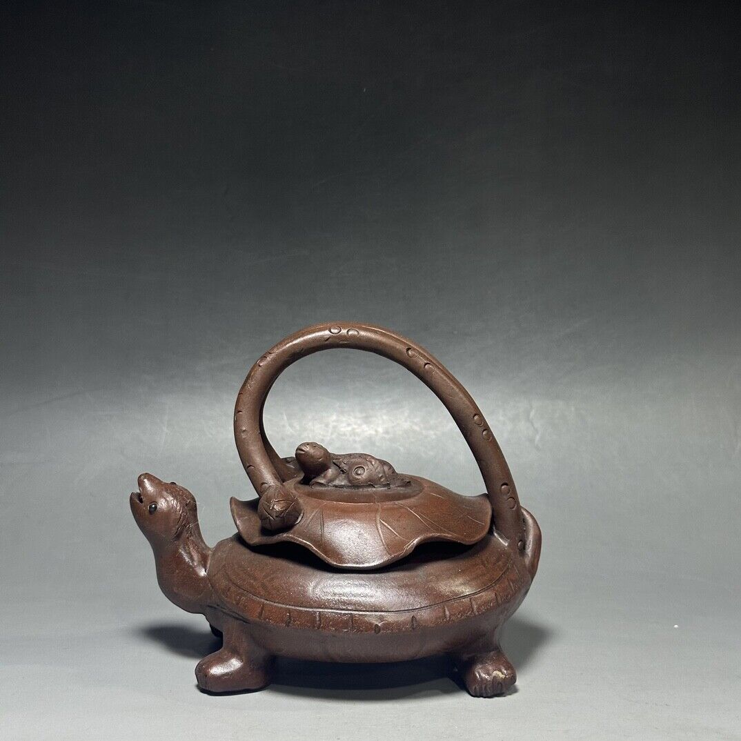 vintage chinese yixing purple clay teapot zisha ceremony teaware collection rare