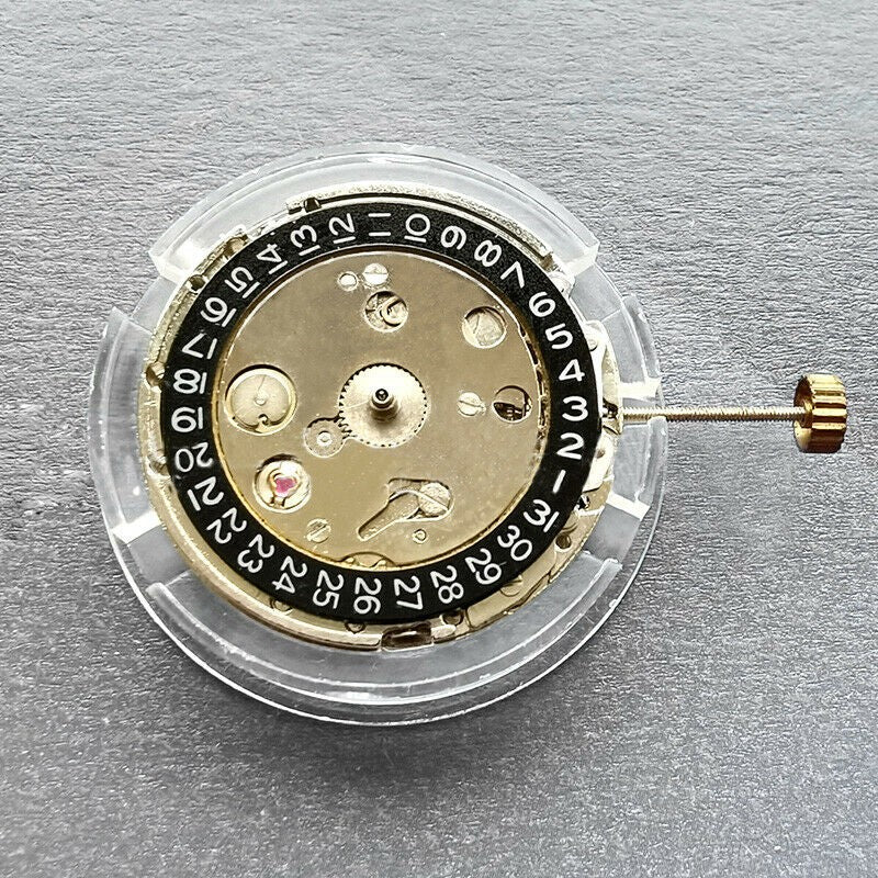 Watch Automatic Mechanical Movement Black Date Calendar @ 3/6 For 2813 8215 Part