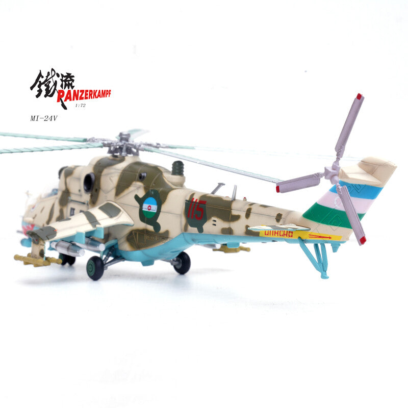 1:72 Panzerkampf MI-24V Azerbaijan Baku Helicopter Diecast Military Plane Model