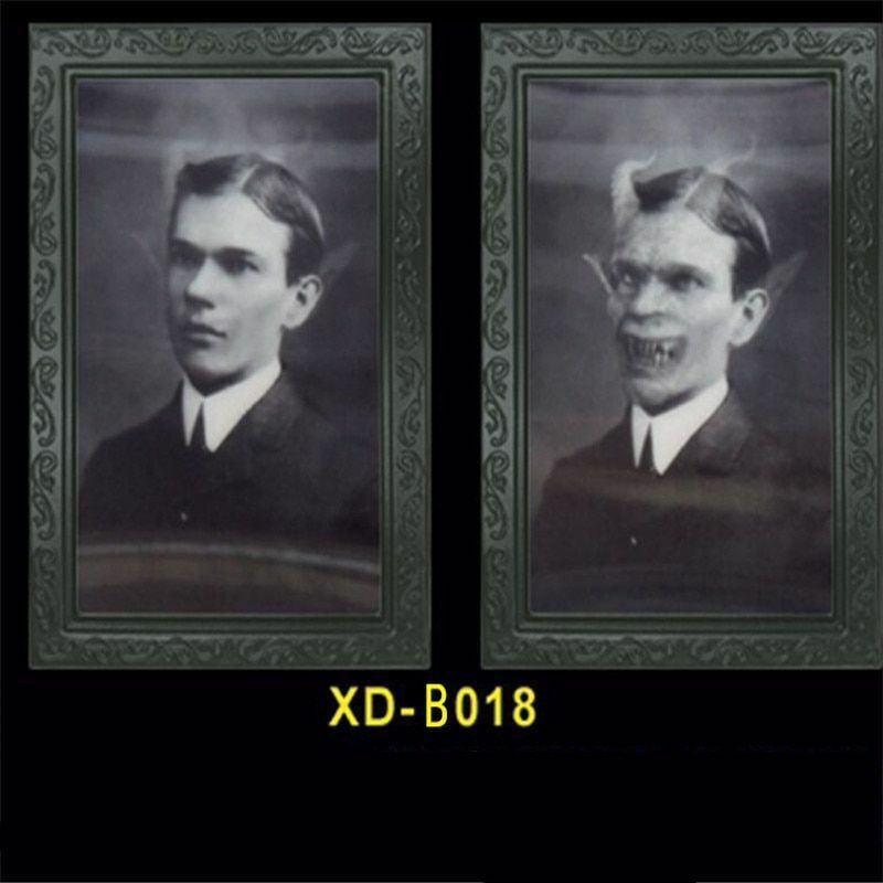 Halloween 3D Ghost Photos Frame Decoration Spooky Party Delivers Crafts Horror