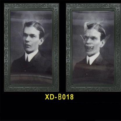 Halloween 3D Ghost Photos Frame Decoration Spooky Party Delivers Crafts Horror
