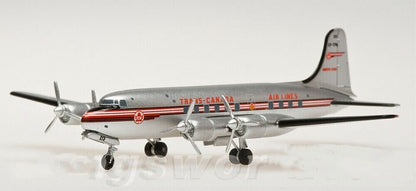 1:400 AeroClassics TRANS CANADA Douglas DC-4-M2 Passenger Aircraft Diecast Model