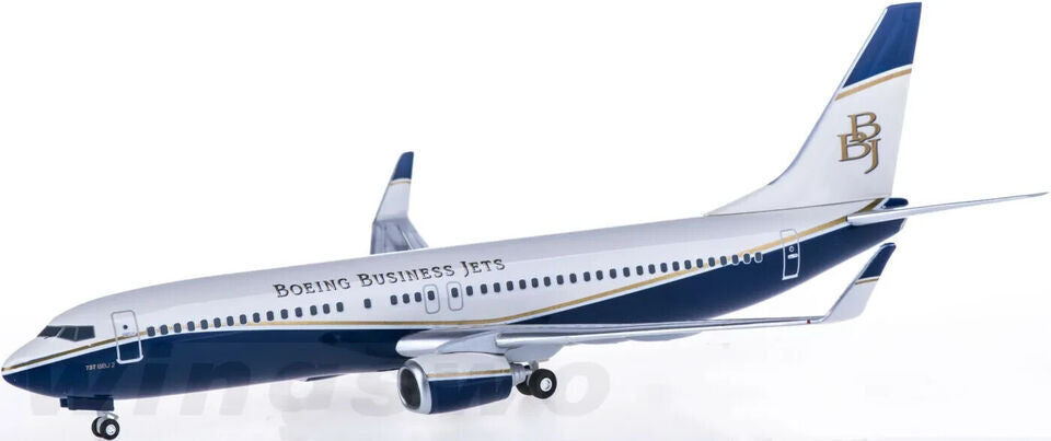1:200 Hogan BOEING BUSINESS JETS 737-800 Passenger Airplane ABS Plastic Model