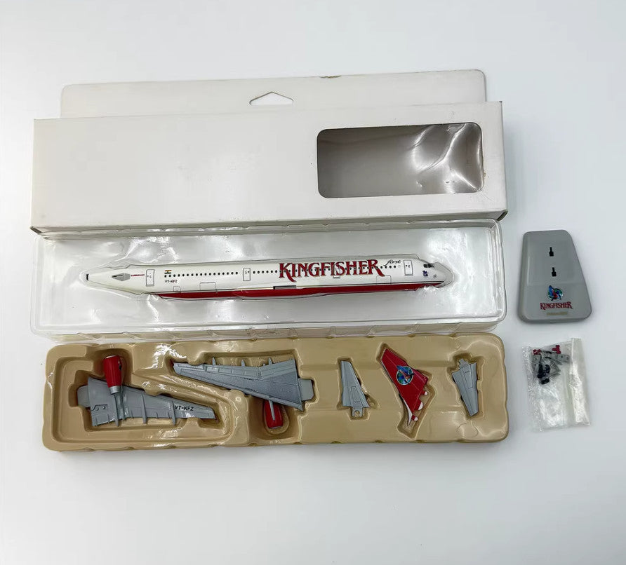 1:200 Hogan KINGFISHER AIRBUS A321 Passenger Airplane ABS Plastic Aircraft Model