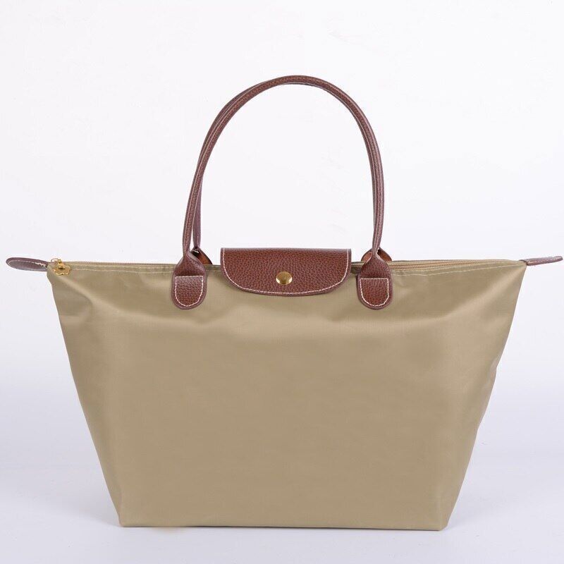 Women Shoulder Fashion Bag Large Nylon Handbag Folding Storage Bags Casual