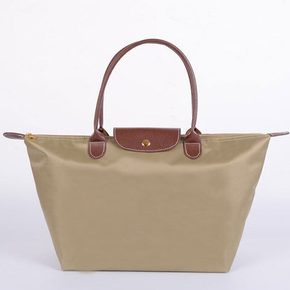 Women Shoulder Fashion Bag Large Nylon Handbag Folding Storage Bags Casual