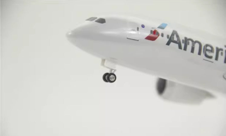 29CM 1:200 Risesoon American Boeing 787-8 Passenger Airplane ABS Plastic Model