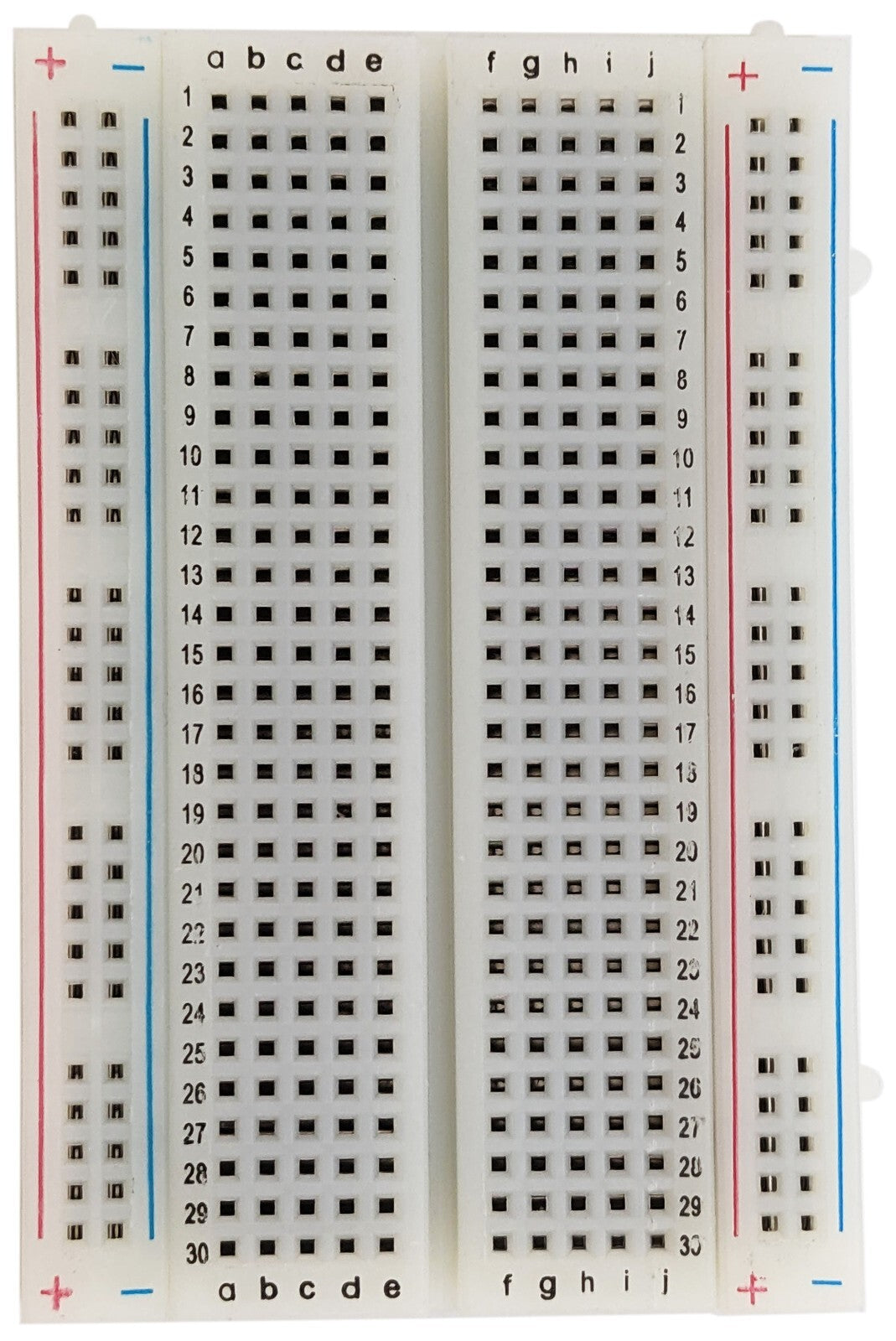 400 Tie-Point Solderless Breadboard, 2 Distribution Strips (3.3" x 2.1" x 0.3")