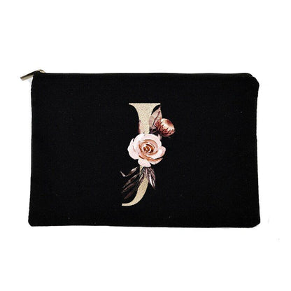 Makeup Bag Letter Print Traveling Case Organizer Storage Pouch Purse 14*22*14 CM