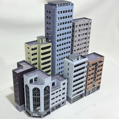 HO Scale 1/87 Building Model Railroad Layout Office House Scene Model