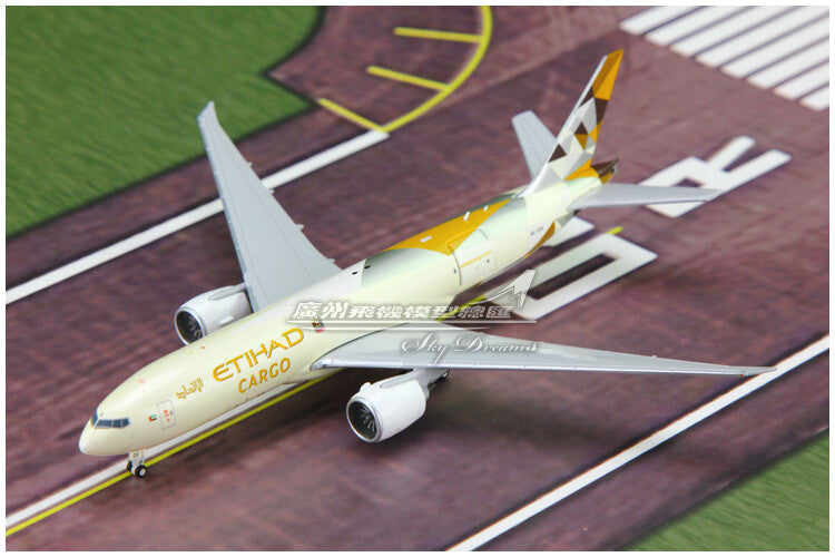 1:400 GeminiJets ETIHAD CARGO B777-200LRF Airplane Diecast Plane Aircraft Model