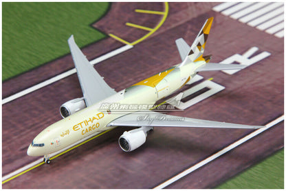 1:400 GeminiJets ETIHAD CARGO B777-200LRF Airplane Diecast Plane Aircraft Model