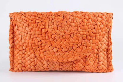 Woven Bag Clutch Bag Large-clip Handmade Bag Mobile Phone Coin Purse 27*16*2CM