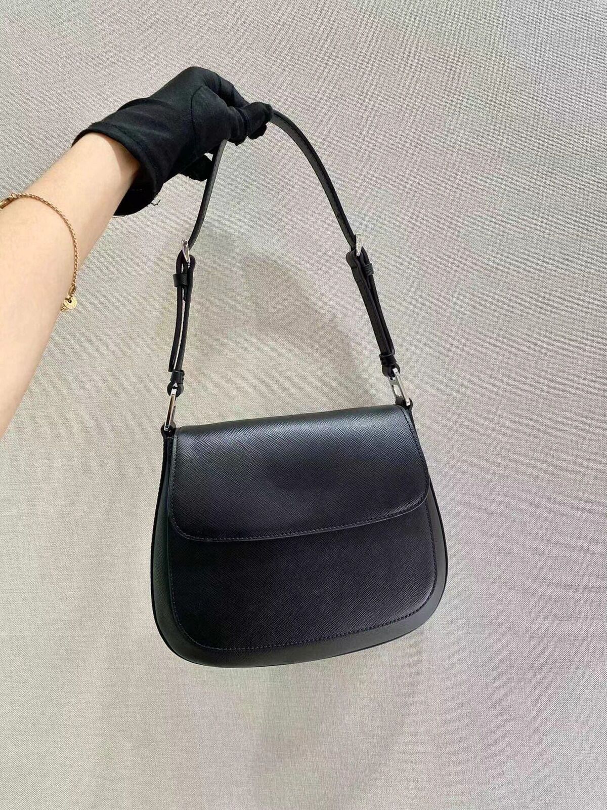Flip Flap Bags Underarm Purse Shoulder Bags Crossbody Polyester Shell Silk Pouch