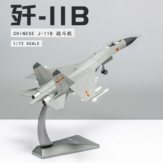 1:72 32CM China J-11B Fighter Airplane Diecast Military Aircraft Plane Model