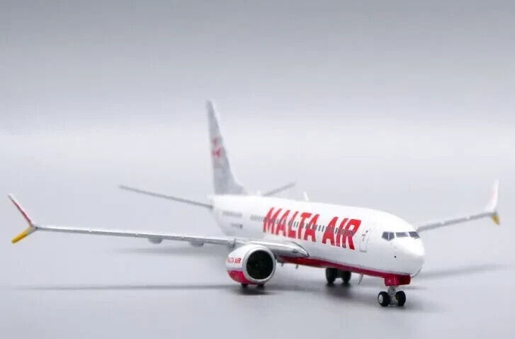1:400 JC Wings MALTA AIR BOEING 737 MAX 8 Passenger Airplane Diecast Plane Model