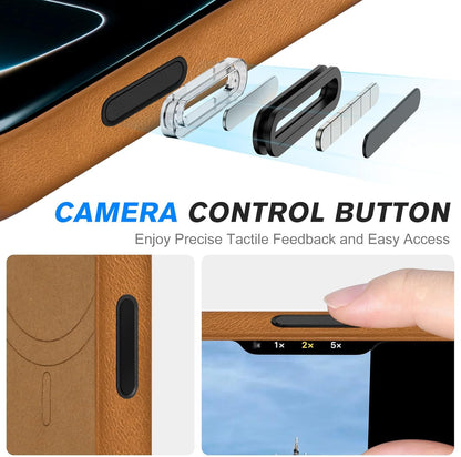 Genuine Leather Case for Iphone 17 6.3" 2025 | Compatible with Magsafe, Camera B
